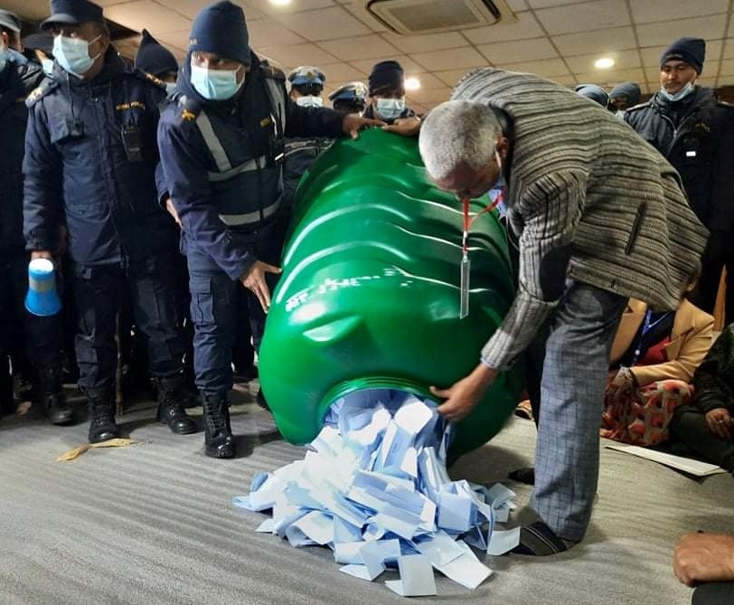 समानुपातिक प्रणालीतर्फको मतगणना सम्पन्न -निर्वाचन&nbsp;आयोग