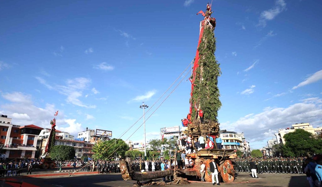 जाउलाखेलमा रातो मच्छिन्द्रनाथको भोटो देखाइ जात्रा&nbsp;मनाइयाे