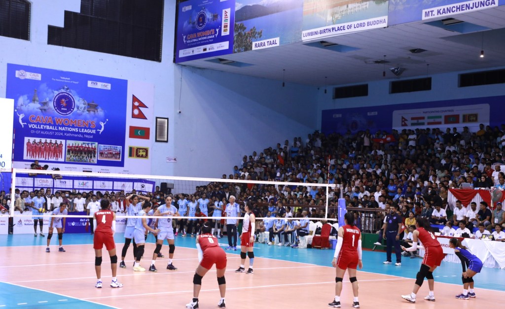 काभा महिला भलिबलमा भारत&nbsp;बिजयी