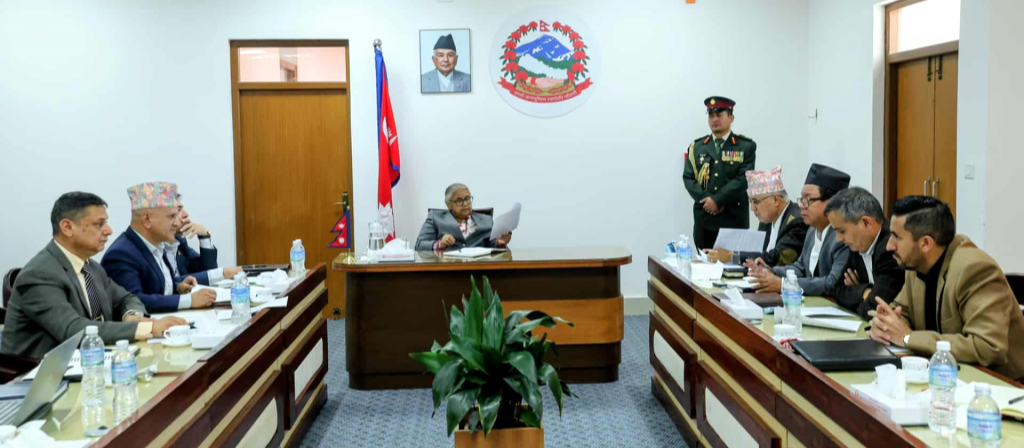 प्रधानमन्त्री कार्कीद्वारा त्रि‍.वि को अपचलनमा परेको जग्गा फिर्ता बारे चासाे&nbsp;व्यक्त