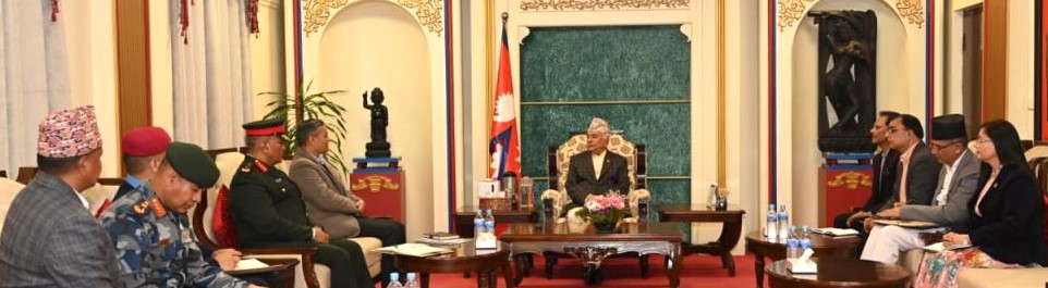 निर्वाचन स्वच्छ, निष्पक्ष र भयरहित गराउनु – राष्ट्रपति रामचन्द्र&nbsp;पौडेल